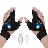 Rechargeable Flashlight Gloves