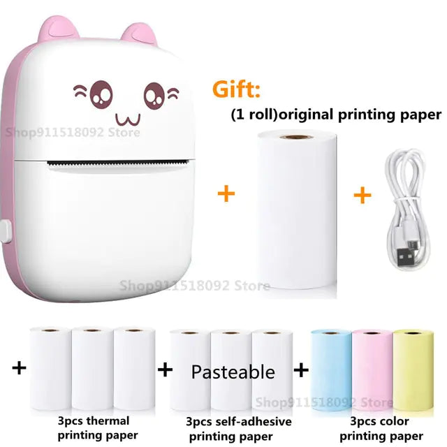 Cat Shape Mini Marvel Printer